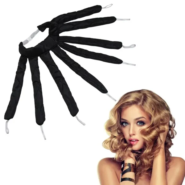 Lazy Hair Curler Hair Rollers Heatless Curling Rod Headband Curls Silk Ribbon Sleeping Soft Wave Formers No Heat Curls Ribbon - Image 2